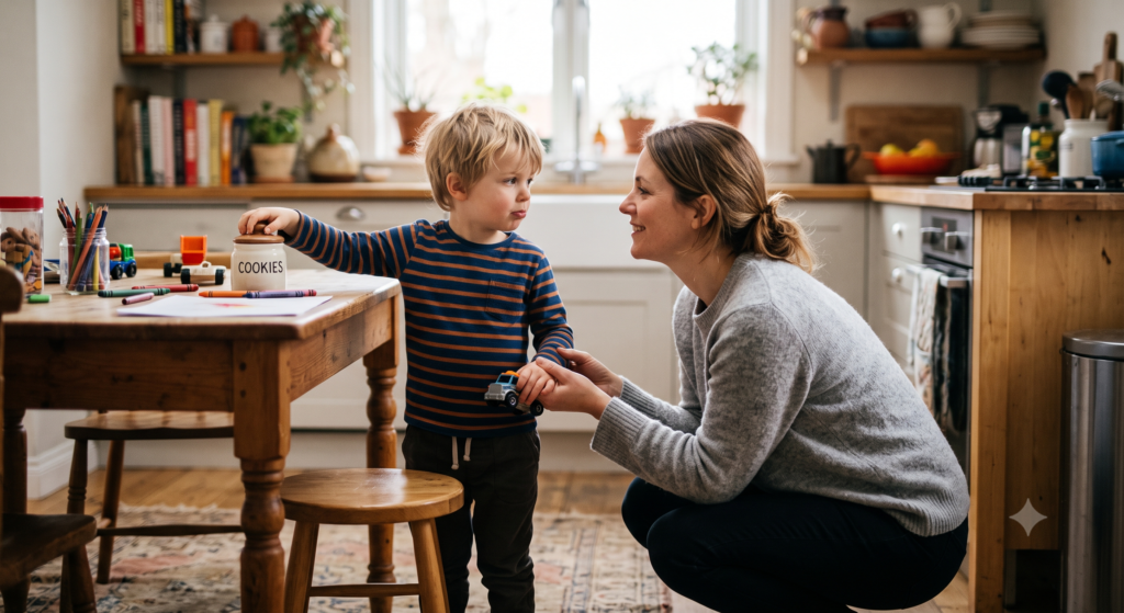 Sometimes saying "No" to children is important